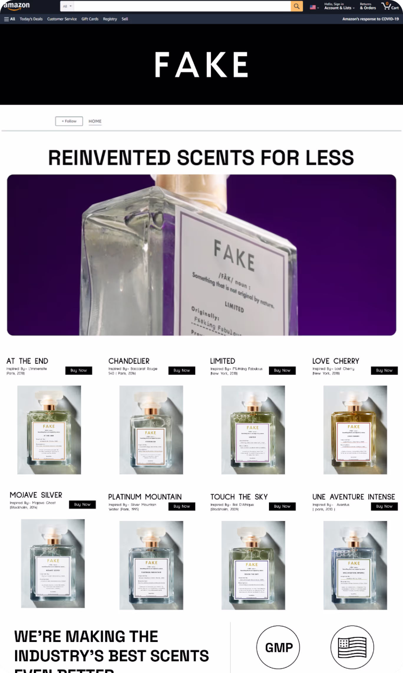 Amazon Brand Store page 4