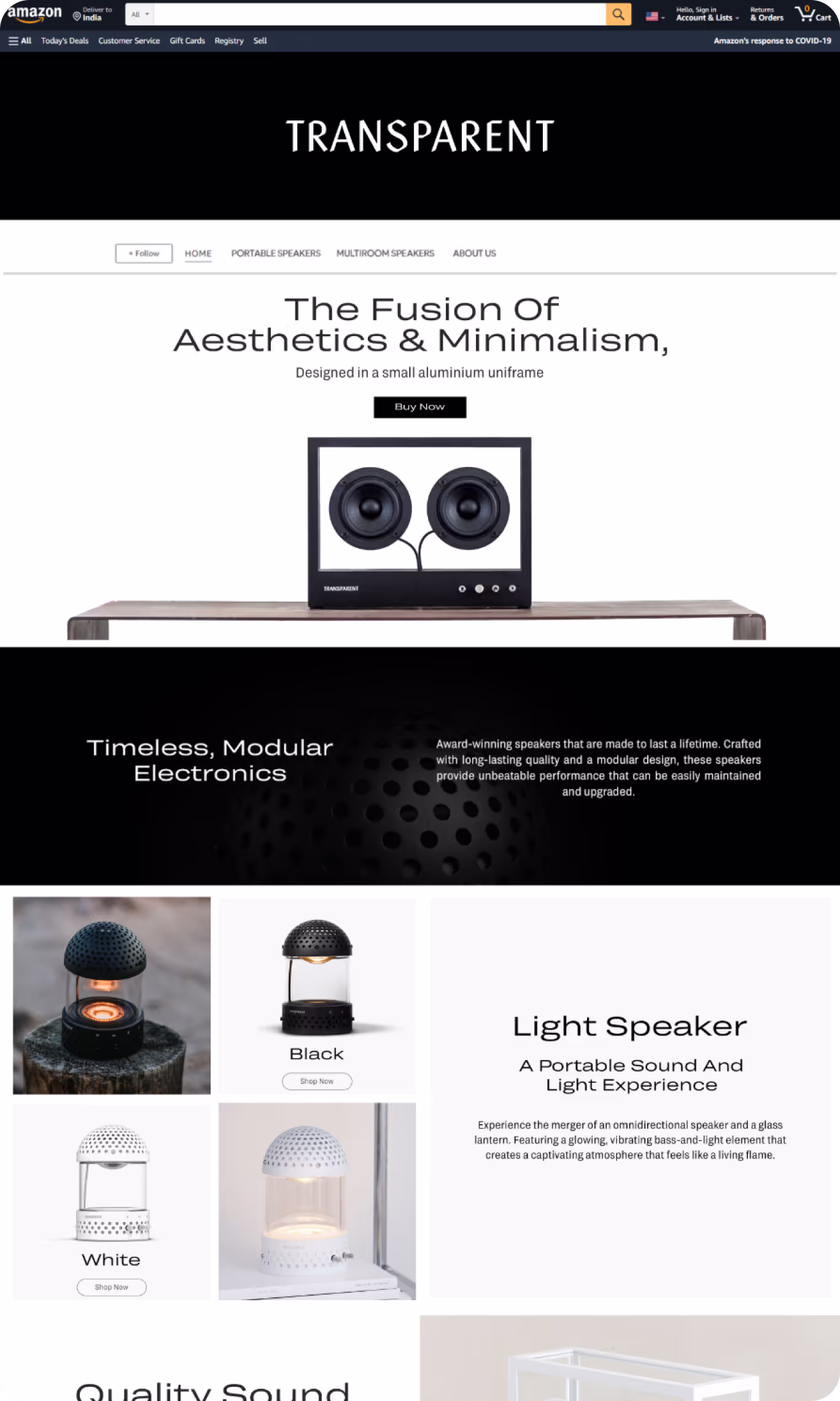 Amazon Brand Store page 5