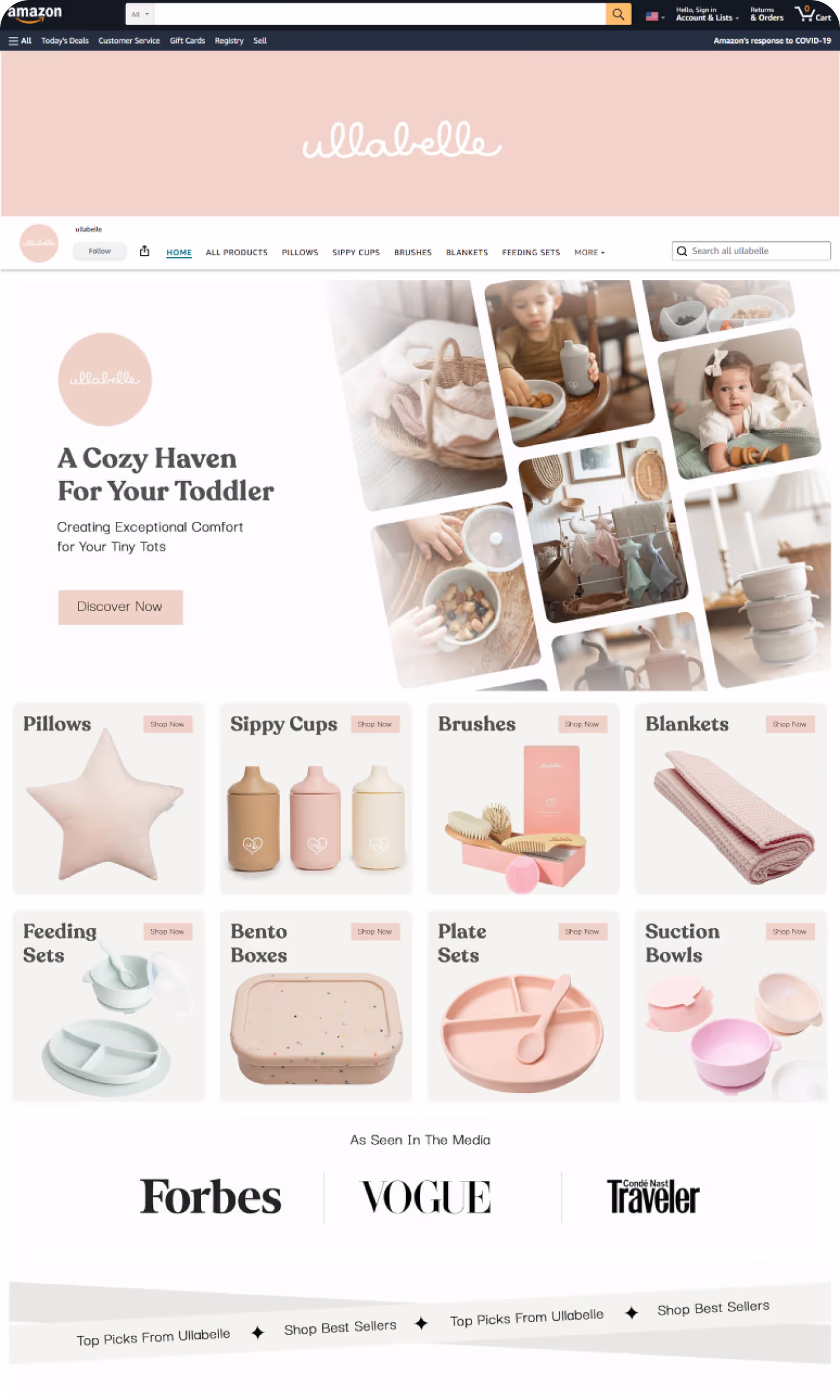 Amazon Brand Store page 6